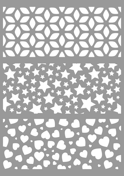 Šablóna Art Modern Combination DIN A4