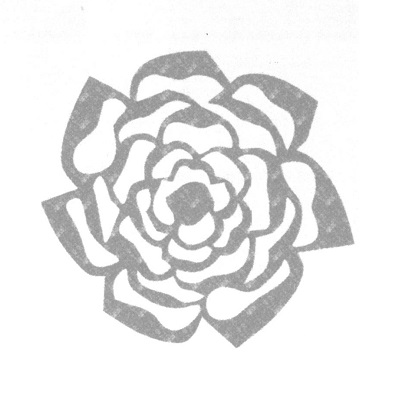 Art Stamp Rose, pečiatka 16x16cm