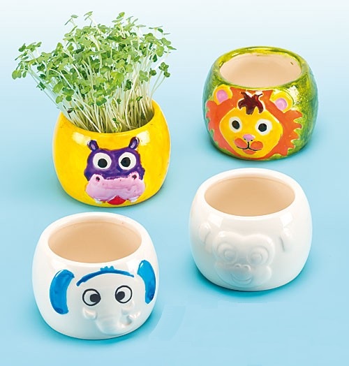 Porcelánový kvetináč, Lev