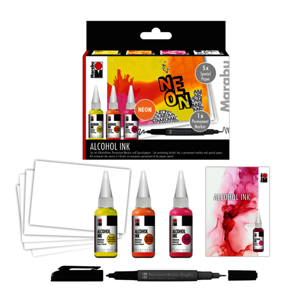 Alcohol Ink Set Neon 3x20ml