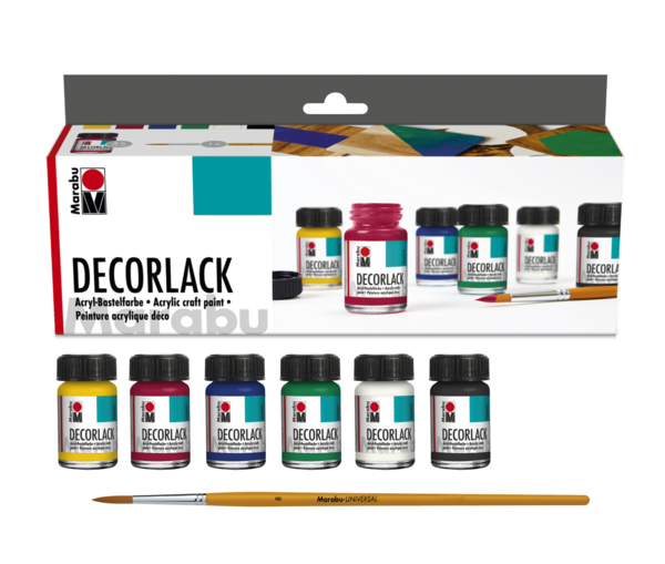 Decorlack Acryl, súprava 6x15ml