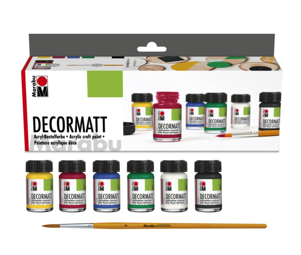 Decormatt Acryl, súprava 6x15ml