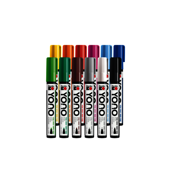 YONO Marker Set 12 X 1,5-3 mm, súprava