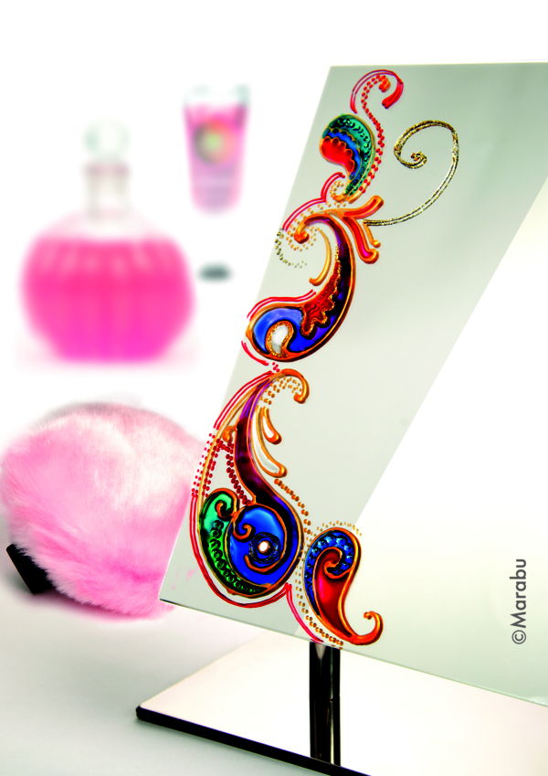 Relief paste 20ml, glitrová zlatá