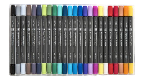 Aqua Pen Graphix - Octopy, súprava 24 popisovačov
