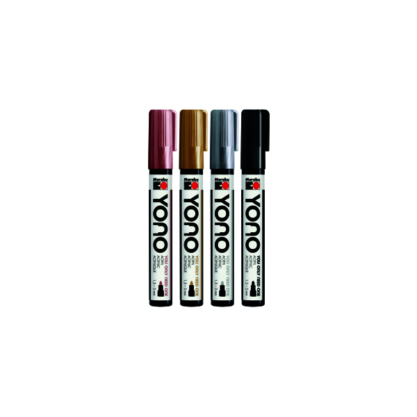YONO Marker Set METAL 4 X 1,5-3 mm, súprava