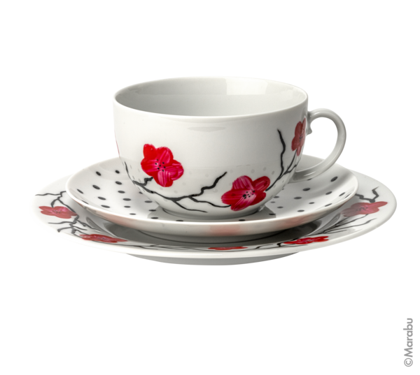 Porcelain & Glass glossy starterset