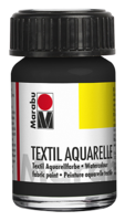 Textil Aquarelle 15ml, čierna