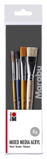 Marabu Mixed Media Acryl, súprava štetcov