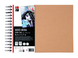Marabu Mixed Media Ring blok, DIN A4, 32 listov