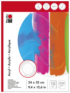 Papier Paper Pad Acrylic, DIN A4, 10 listov