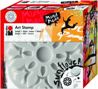 Art Stamp Sunflower, pečiatka 16x16cm