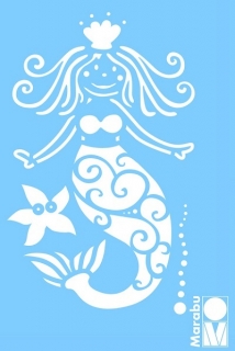 Šablóna Little Mermaid 10x15 cm