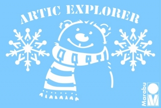 Šablóna Polar Bear 10x15 cm