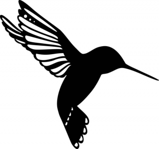 Šablóna Silhouette  Little Birdie 15x15 cm