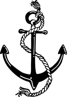 Šablóna Silhouette Anchor DIN A4