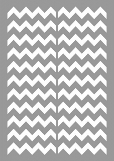 Šablóna Art Chevron Pattern DIN A4