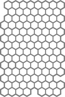 Šablóna Art Honeycomb DIN A4
