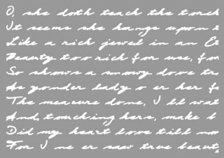 Šablóna Art Script DIN A4