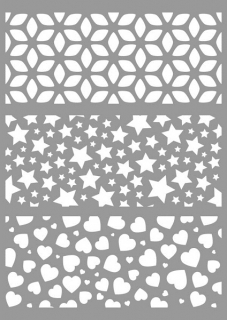 Šablóna Art Modern Combination DIN A4