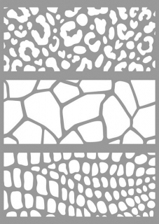 Šablóna Art Animal Print Combination DIN A4