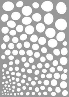 Šablóna Art Growing Dots DIN A4