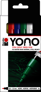 YONO Marker Set 6X0,5-1,5 mm, súprava
