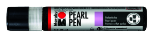 Pearl Pen 25ml, trblietavá čierna