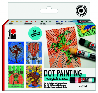 Dot Pen 25ml, súprava 4x25ml, FAIRYTALE CIRCUS