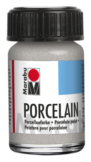 Porcelain 15ml, glitrová strieborná