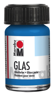 Glas 15ml, modrá encian