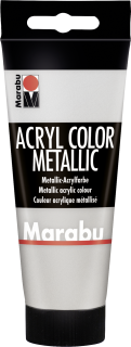 Acryl Color Metallic 100ml, strieborná