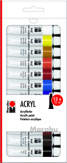 Acrylic Paints Set Basic 12x12ml