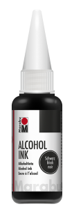 Alcohol Ink 20ml, čierna