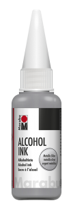 Alcohol Ink 20ml, strieborná