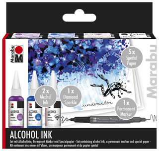 Alcohol Ink Set Underwater 3x20ml