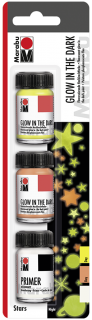 Glow in the dark Set STARS, súprava 3x15ml