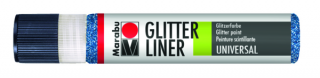 Glitter Liner 25ml, safírová