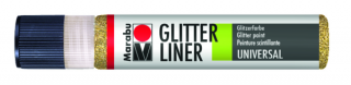 Glitter Liner 25ml, zlatá