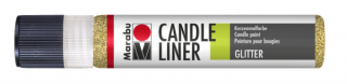 Candle Liner 25ml, zlatá glitrová