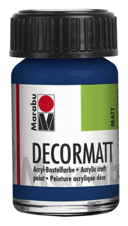 Decormatt 15ml, modrá tmavá
