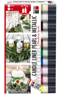 Candle Liner Christmas Spirit, súprava 10x25ml