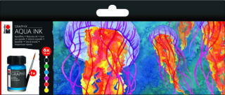 Aqua Ink Graphix MC FLOATY, súprava 6x15ml