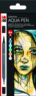 Aqua Pen Graphix - Metropolitan, súprava 6 popisovačov