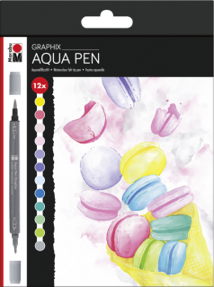 Aqua Pen Graphix - Ice Ice Baby, súprava 12 popisovačov