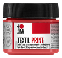 Textil Print 100ml, pyrole červená