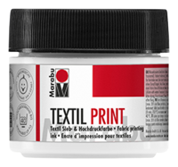 Textil Print 100ml, titanová biela