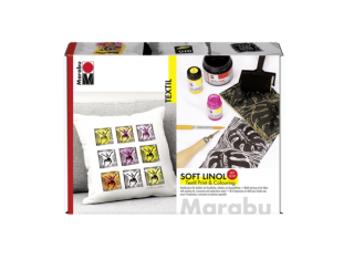 Textil Soft Linol Print & Colouring, súprava